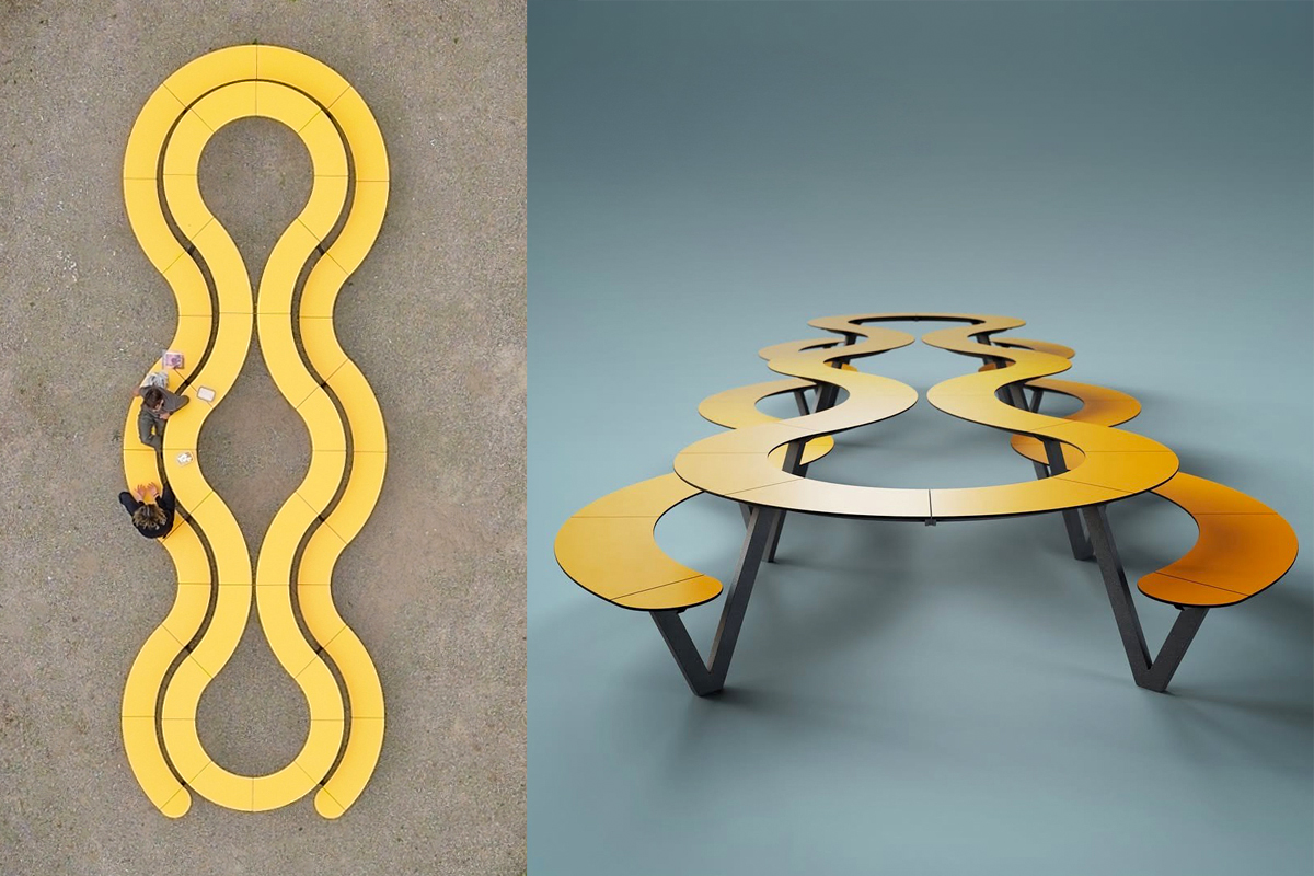 De picknicktafel die moeiteloos meegroeit