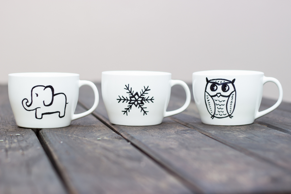 Personaliseren van drinkbeker, kom of bakje