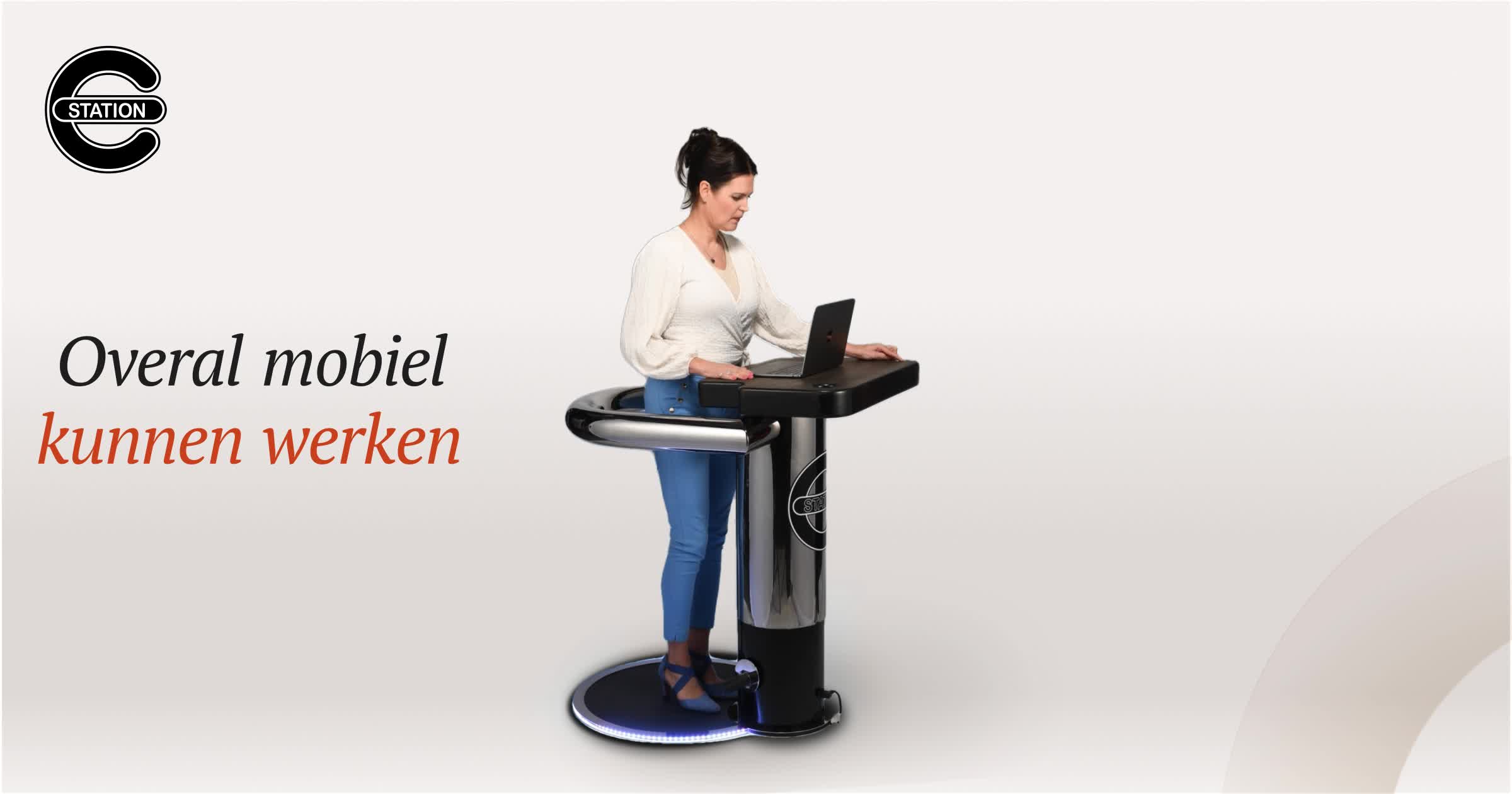 Aanlandwerkplek voor de publieke ruimte en op kantoor