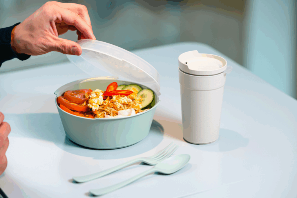 Alternatieve oplossing voor wegwerpbakjes