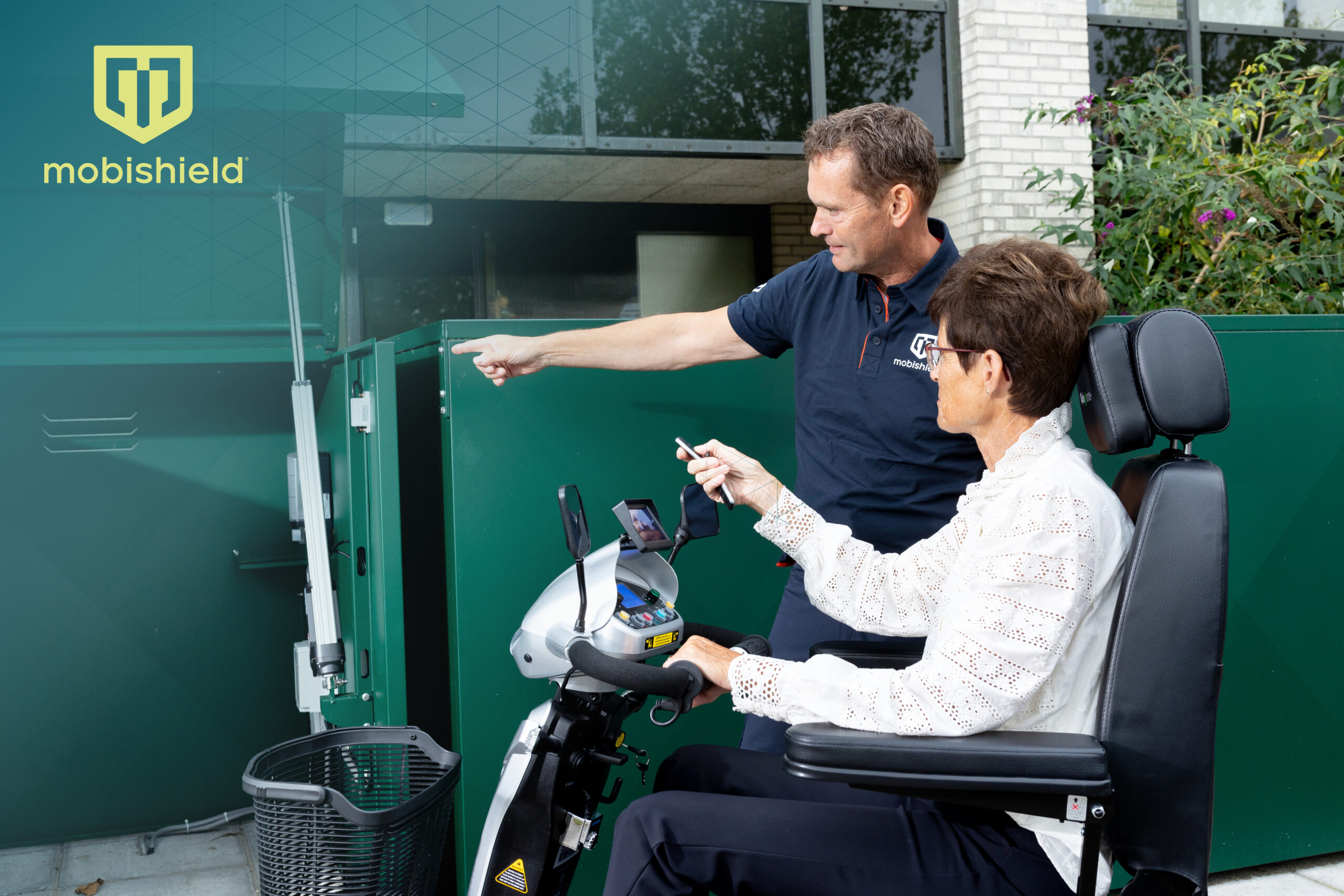Mobishield, deskundig in scootmobielbergingen