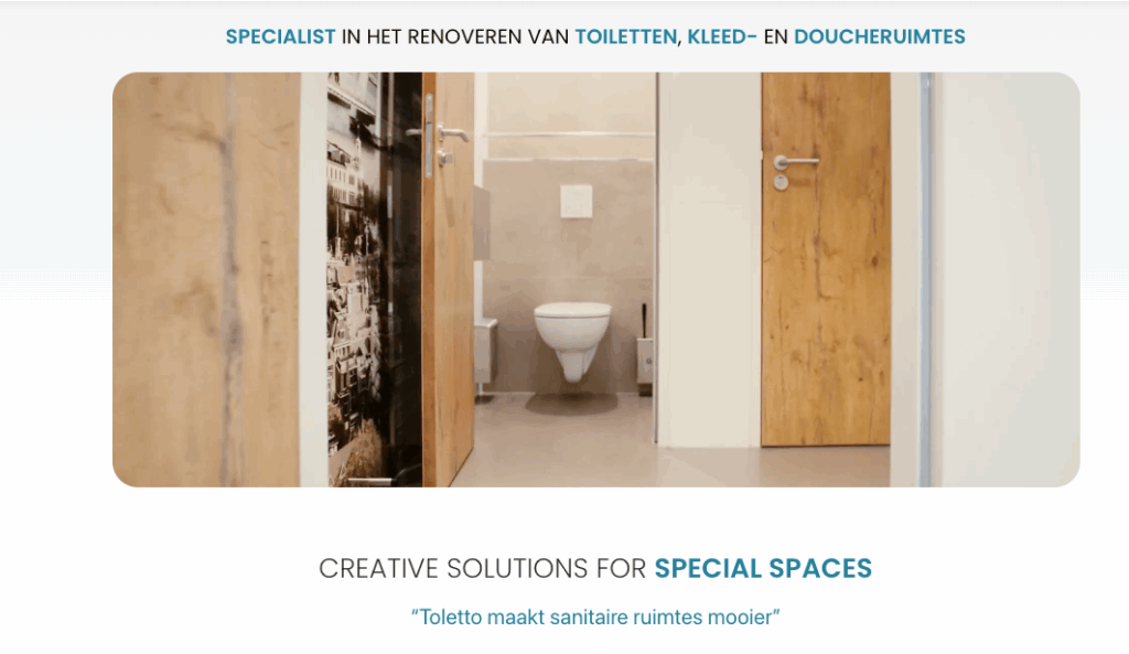 Ontzorgde renovatie van sanitaire ruimtes