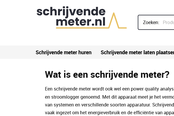 Het grootste aanbod aan schrijvende meters