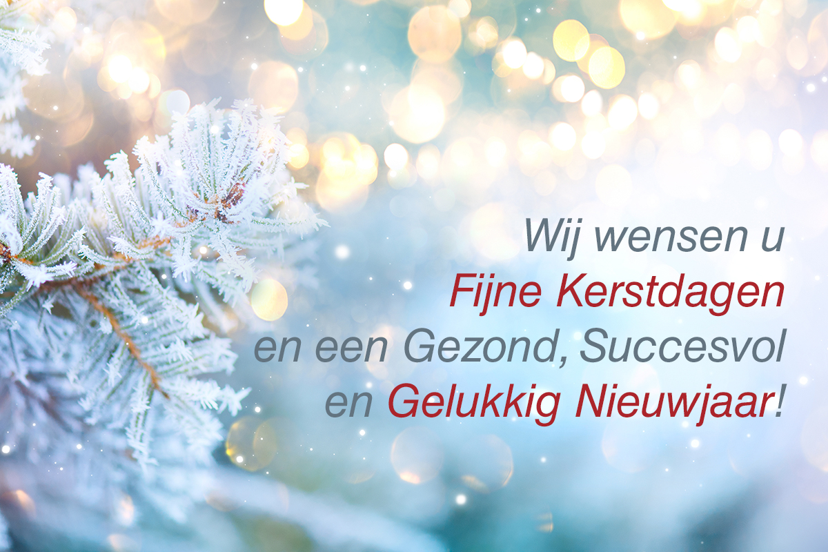 Wij wensen u Fijne Kerstdagen en een Gelukkig Nieuwjaar!