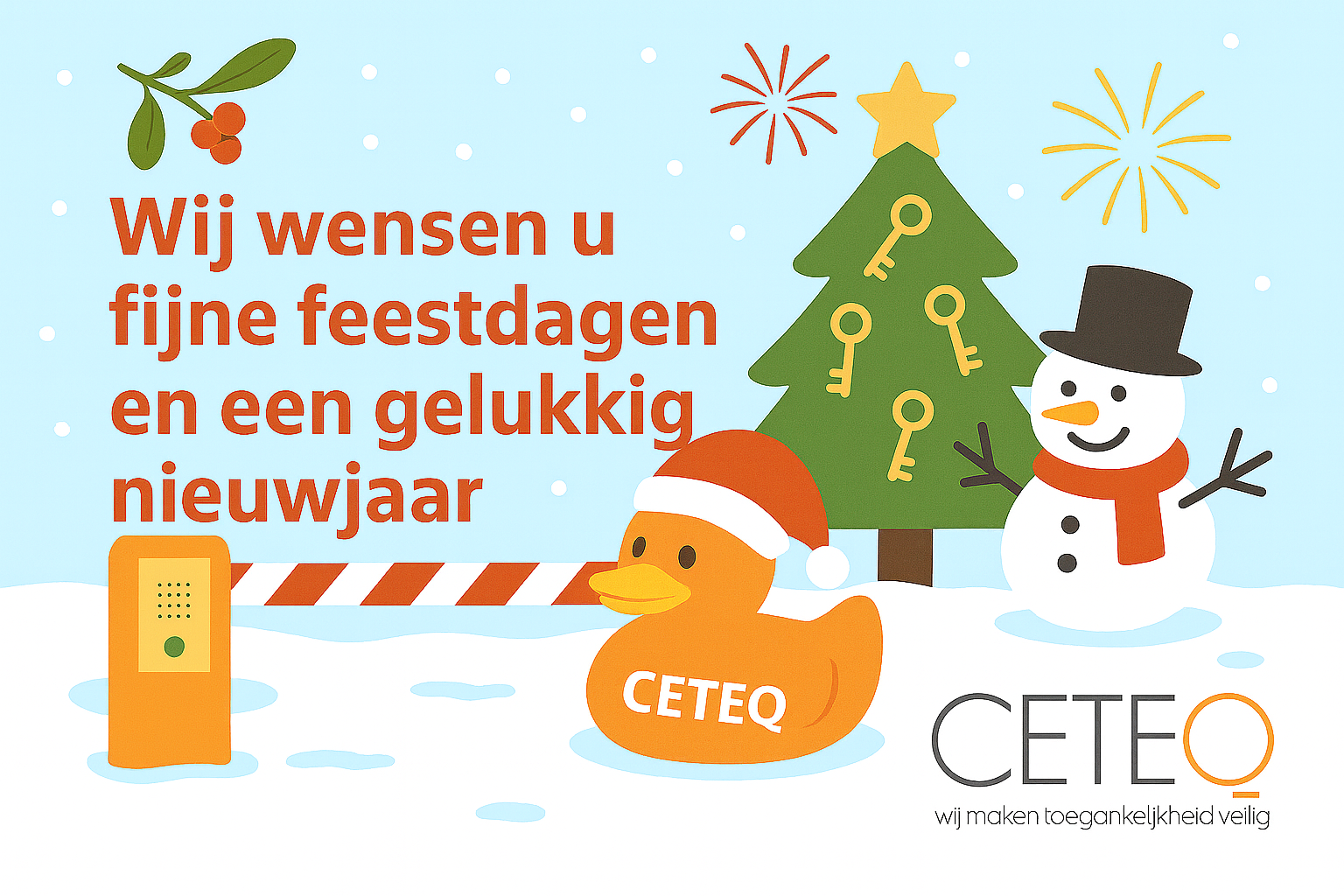 CETEQ BV wenst u toegankelijke en veilige feestdagen