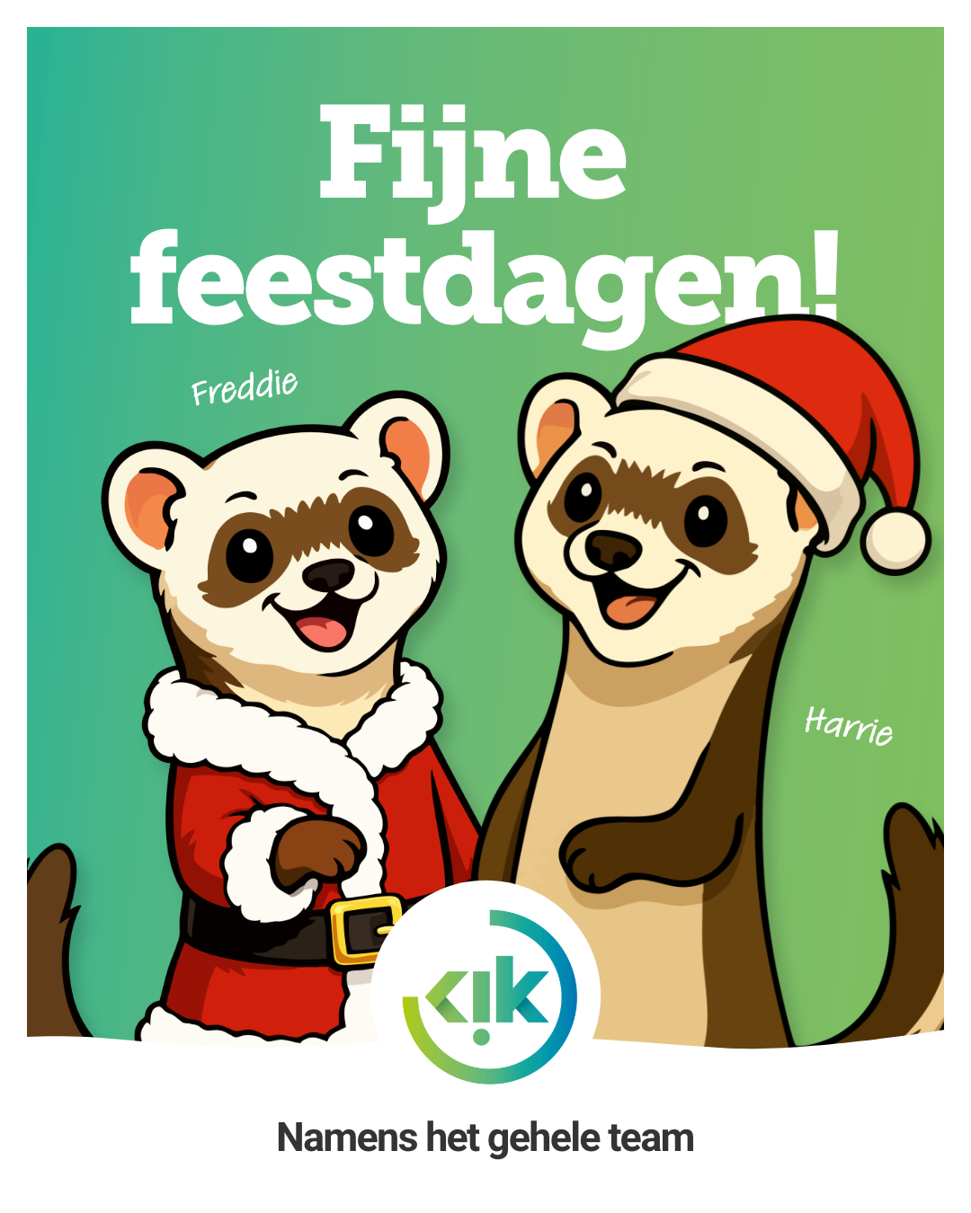 Kik Ongediertebestrijding wenst u hele fijne feestdagen!