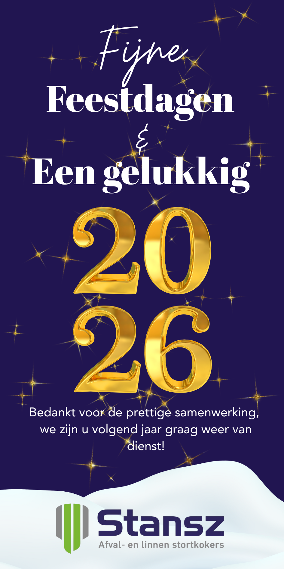 Een stille nacht… ook in je afvallogistiek. Stansz.