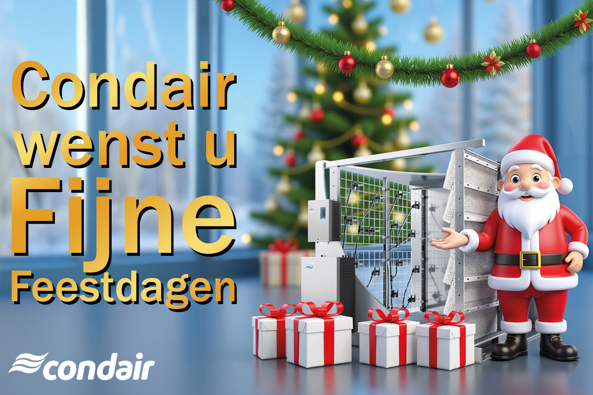 Fijne feestdagen en een gezond 2026 namens het team van Condair.