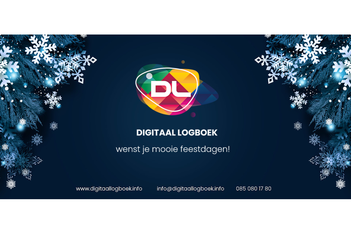 Digitaal Logboek wens je mooie feestdagen!