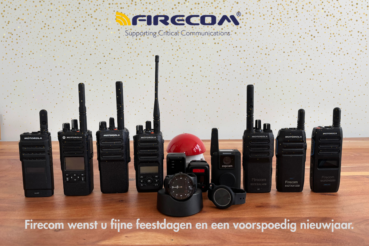 Firecom wenst u een voorspoedig en veilig nieuwjaar.