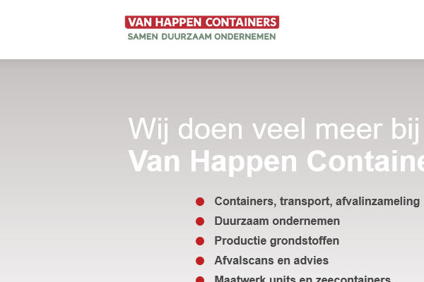 Van Happen op weg naar een circulaire economie