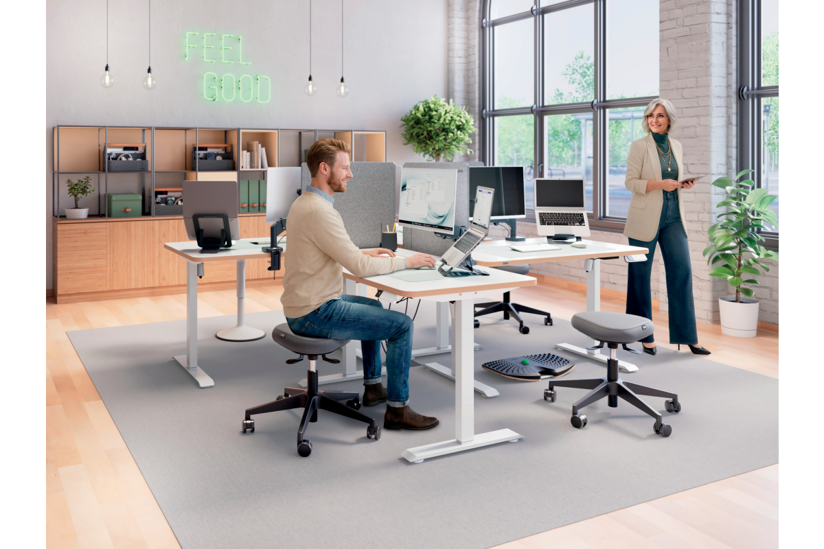 Leitz heeft voor iedereen een ergonomische werkplek